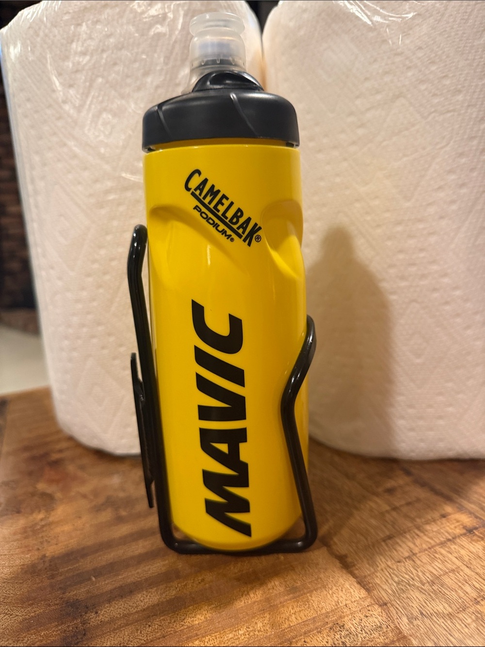 Black Bike Bottle Cage - Secure Mount Storage